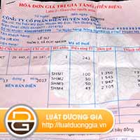 Các thông tin có thể ghi trên hóa đơn