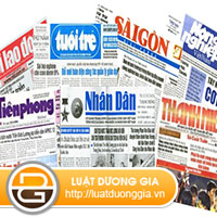 Nội dung chi thực hiện giải báo chí