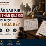 Bao lâu sau khi người thân qua đời mới được chia thừa kế?